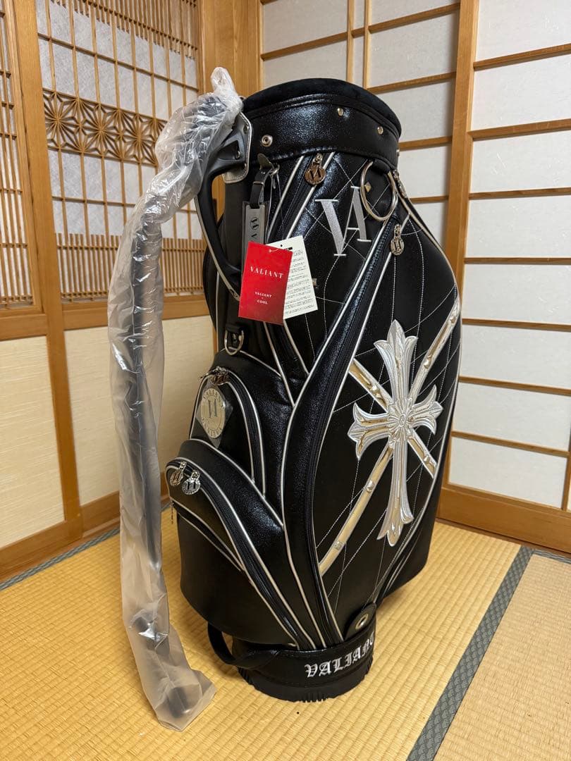 ジオゴ【新品・未使用】VALIANT キャディバッグ ブラック/シルバー