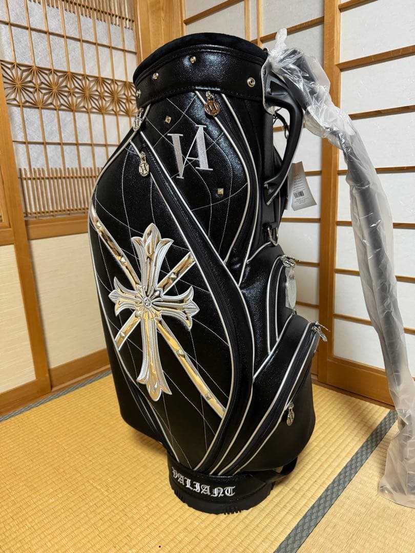 ジオゴ【新品・未使用】VALIANT キャディバッグ ブラック/シルバー