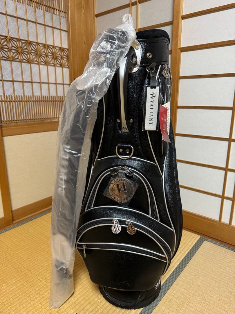 ジオゴ【新品・未使用】VALIANT キャディバッグ ブラック/シルバー
