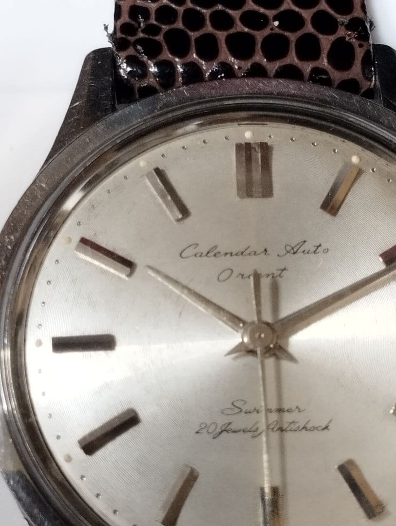 昭和国産腕時計【自動巻】カレンダーオート オリエント スイマー 20石