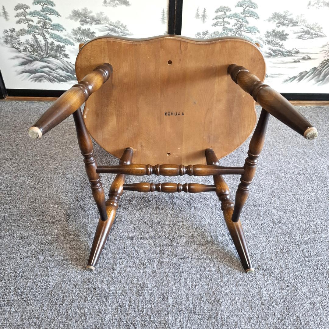 ⑤★飛騨産業★キツツキマーク★ウィンザーチェア★ダイニングチェア★