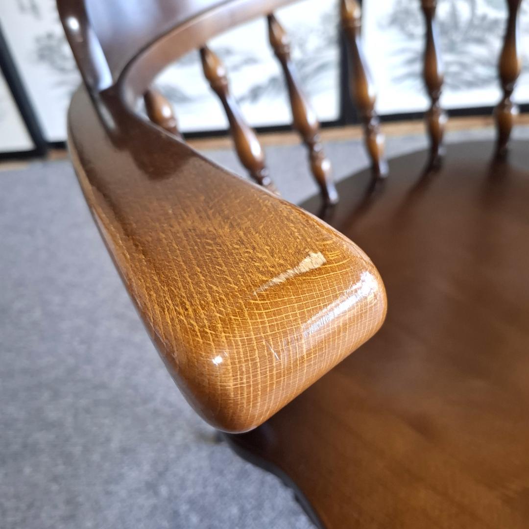 ⑤★飛騨産業★キツツキマーク★ウィンザーチェア★ダイニングチェア★