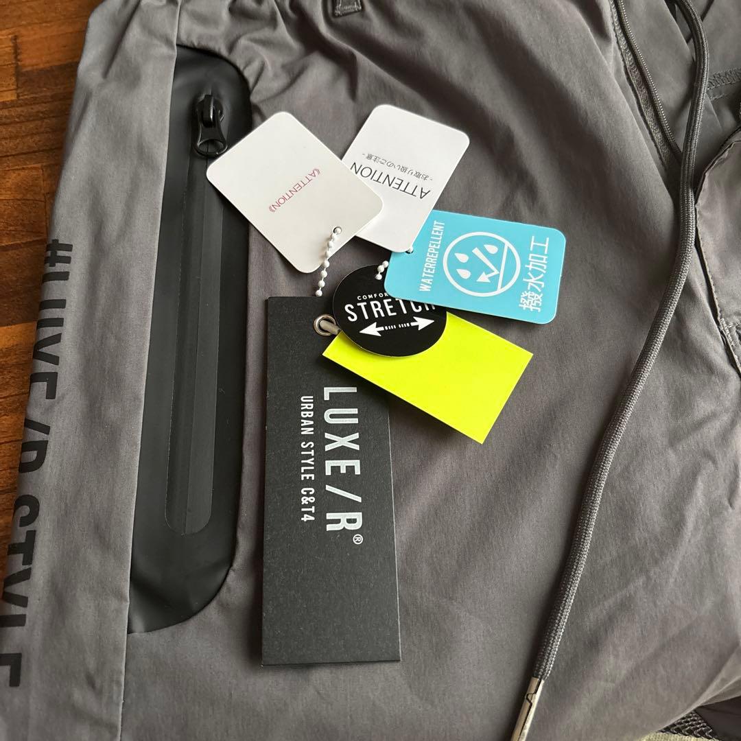 LUXE/R ラグジュ パンツ ゴルフ 細身 タイト スリム チャコール L