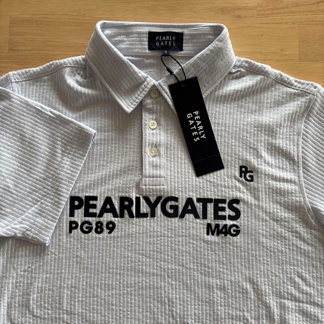新品未使用❗️PEARLY GATES 半袖ポロシャツメンズ サイズ5(L)