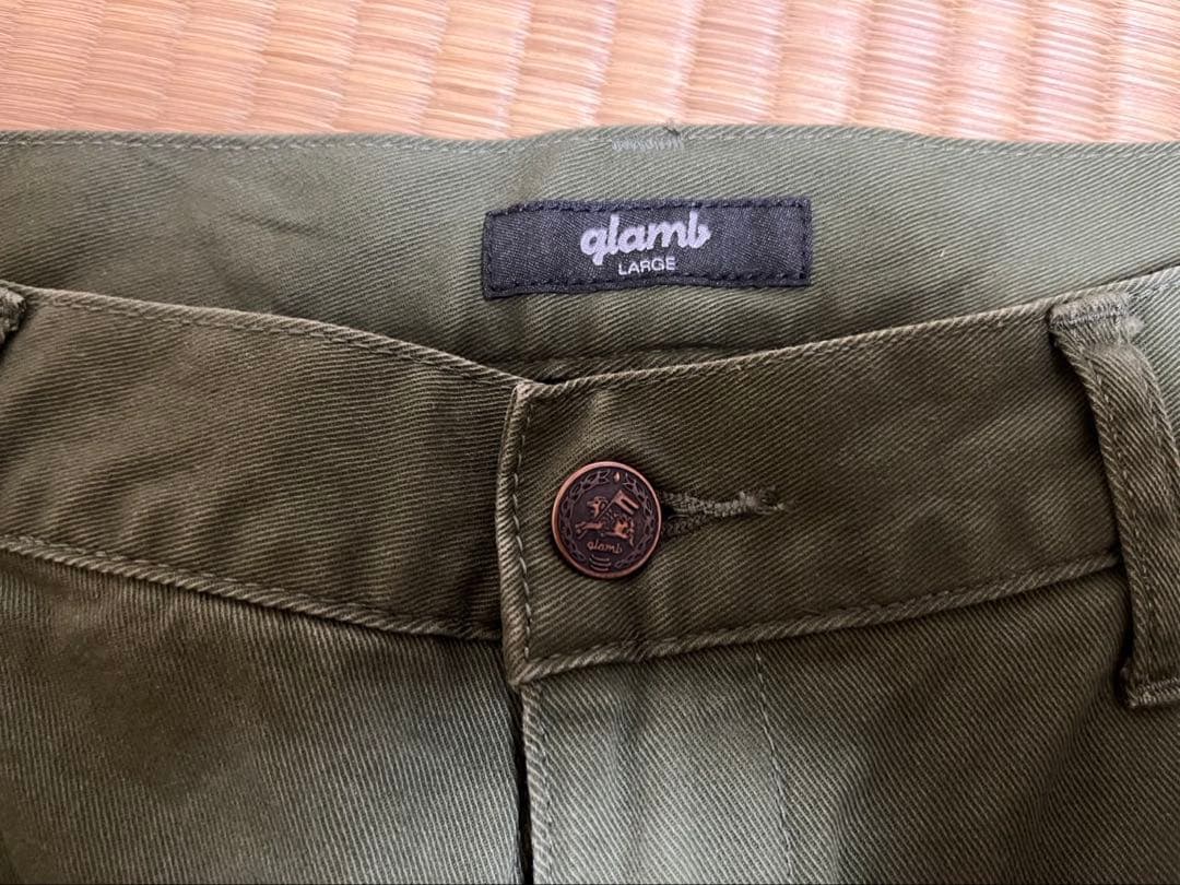 glamb シモンジョッパーズパンツ カーキLサイズ - メルカリ