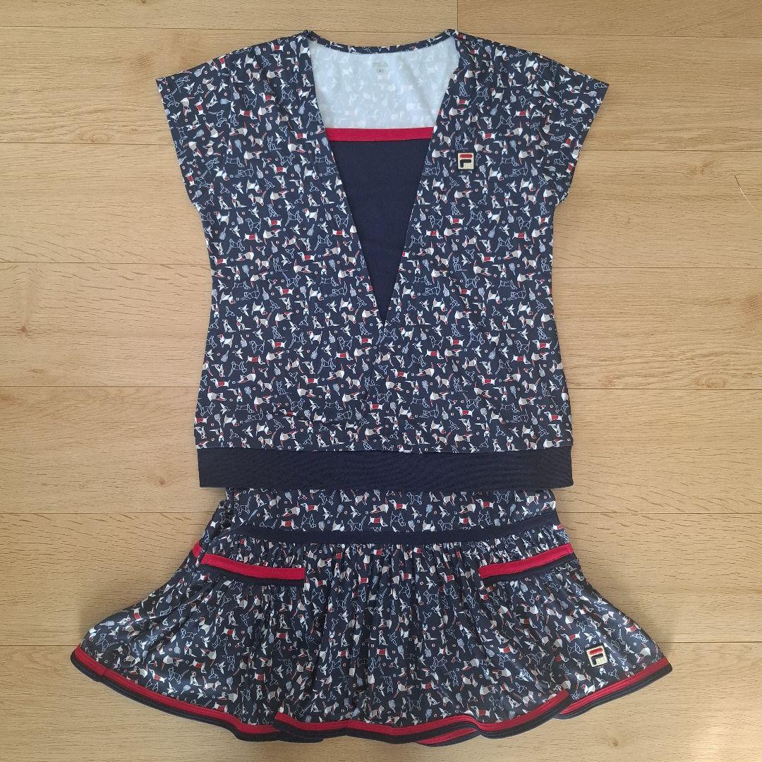 FILA Lサイズ セットアップ 美品＊FILAフィラ＊パープル×フィラ