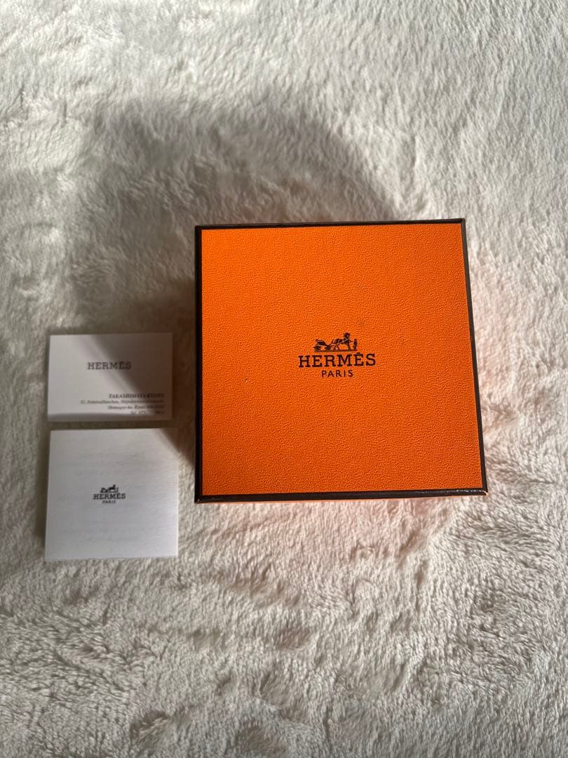 HERMES エルメス クリック　バングル黒×イエローゴールド