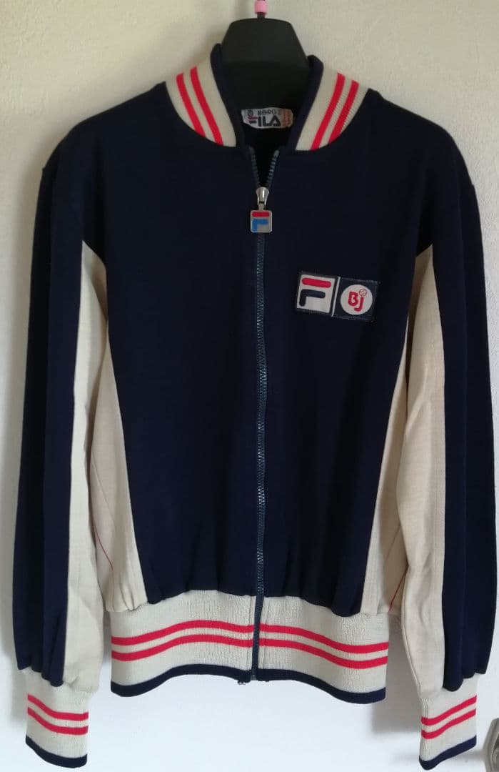激レア白ネーム ビヨン・ボルグ トラックジャケット&ベスト フィラ あいみょん
