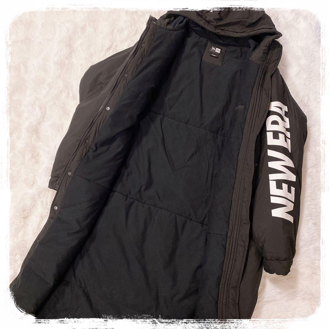 NEW ERA ロング ベンチコート ブラック XL ニューエラ