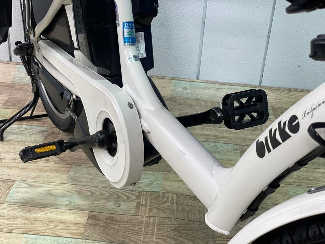 3070ブリヂストン12.8アンペア3人乗り対応子供乗せ 電動アシスト自転車