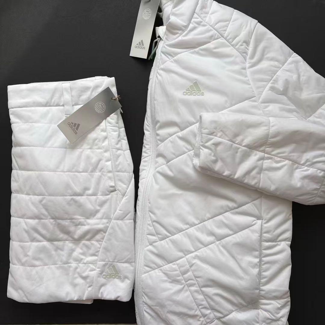 白Lサイズ早い者勝ち‼️ 新品 即日発送アディダスゴルフ女性中綿