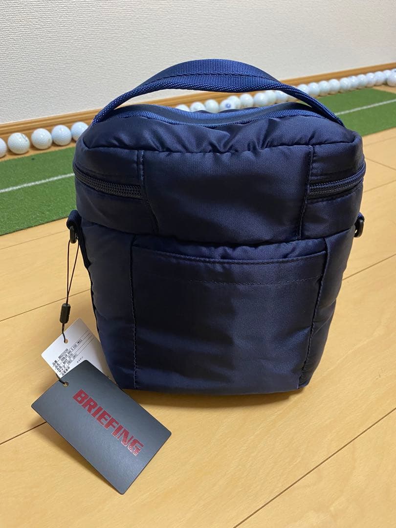 BRIEFING ゴルフ用アクセサリーバッグ ネイビー 保冷バック BRIEFING