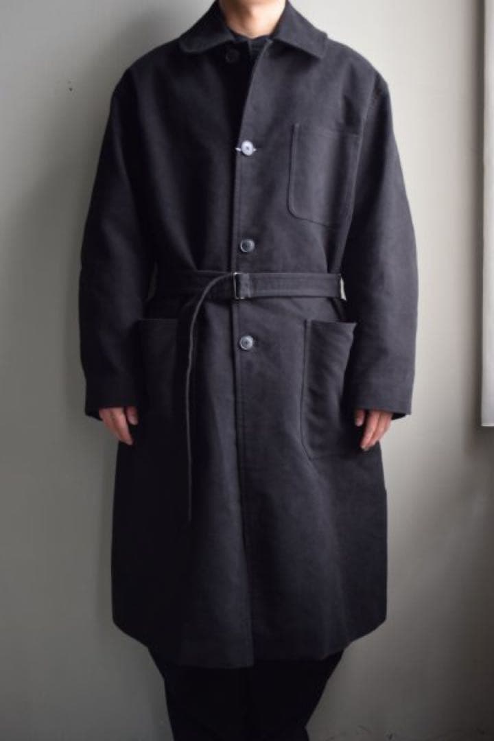 COMOLI 25awモールスキンミリタリーコートsize2新品