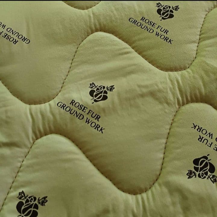 京都西川 羊皮 ムートンシーツ ローズファーグランドワーク