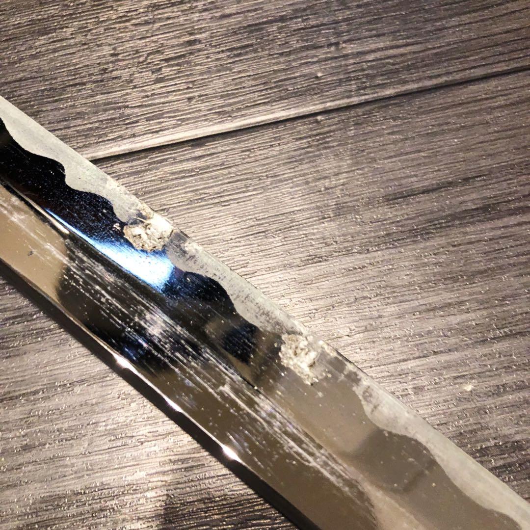 高級模造刀　白金拵え　太刀　本格模造刀