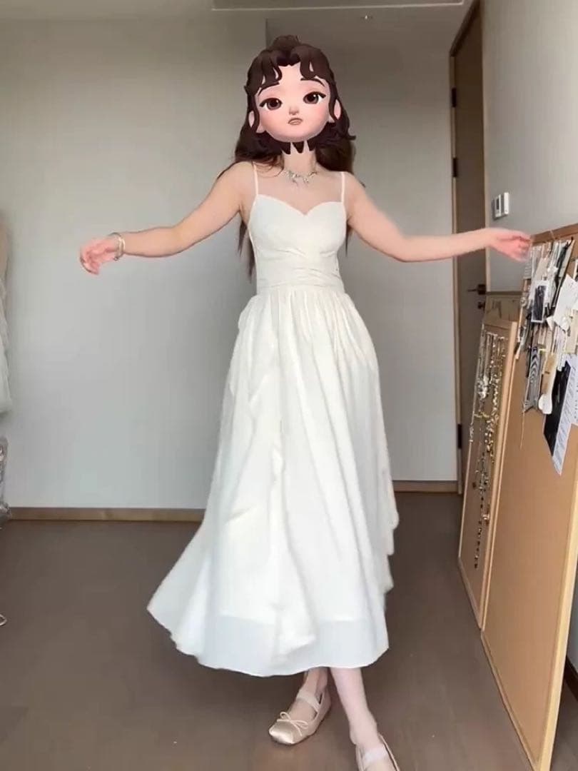 春夏♪ロングドレス シンプル デザイン 女子会 パーティー用