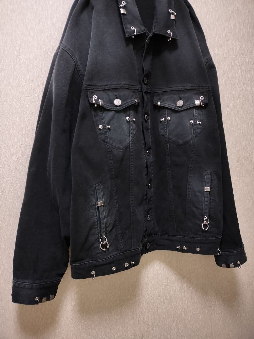 BALENCIAGA☆ PIERCED ジャケット オーバーサイズ ブラック