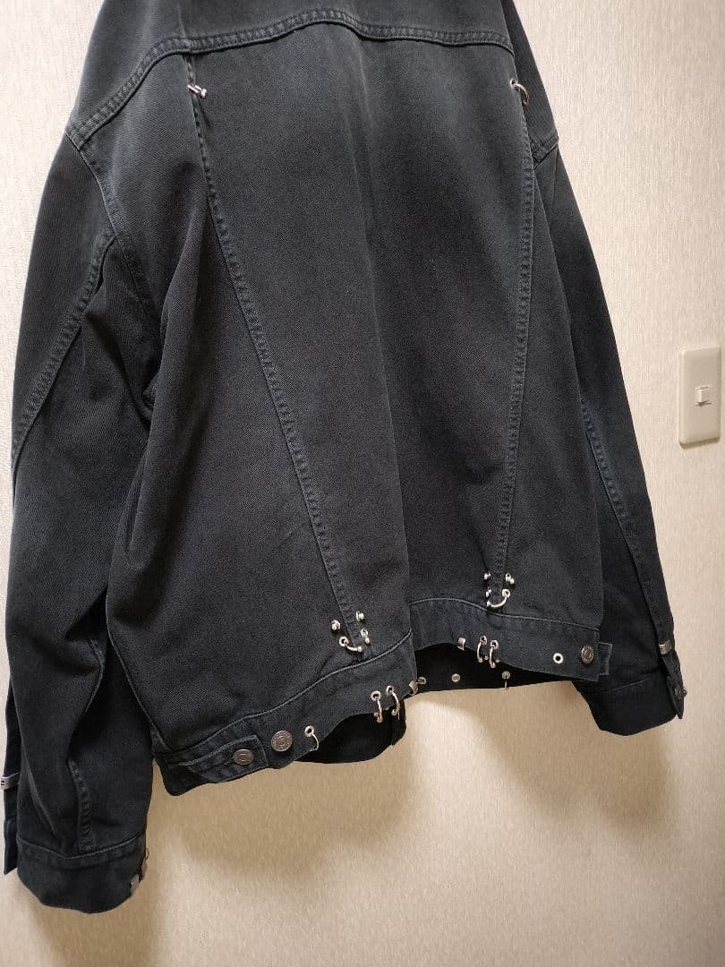BALENCIAGA☆ PIERCED ジャケット オーバーサイズ ブラック