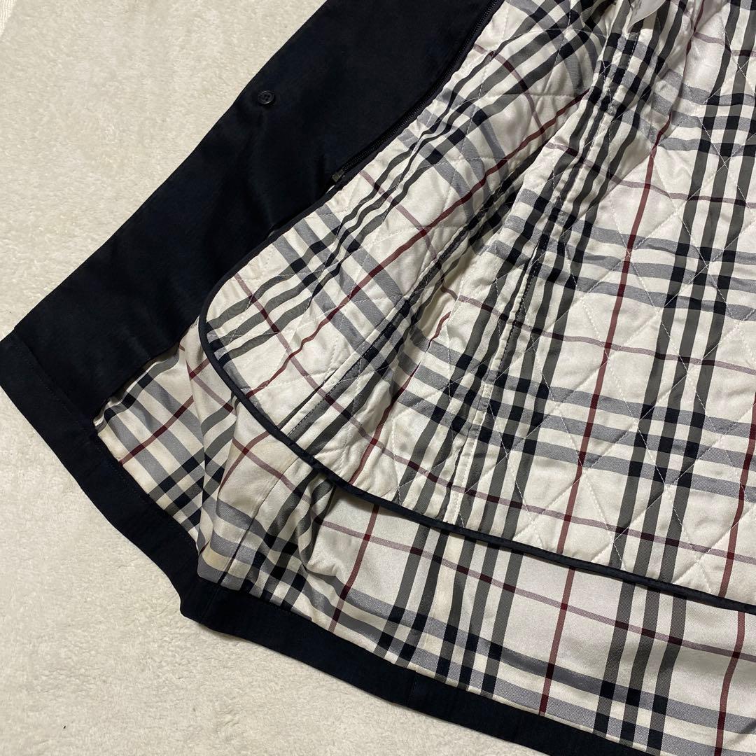 ✨訳あり✨ BURBERRY BLACK LABEL ステンカラーコート　黒