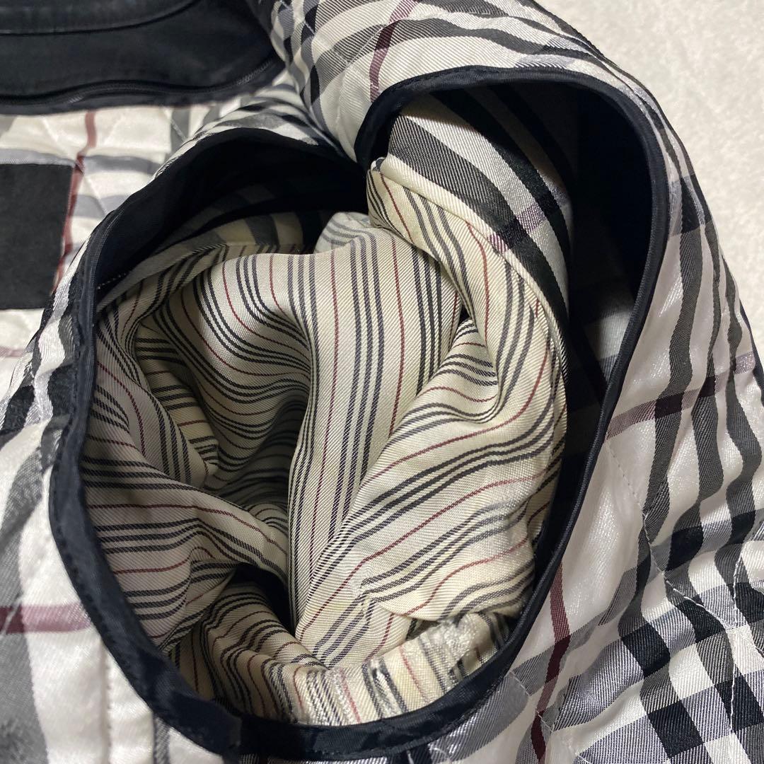 ✨訳あり✨ BURBERRY BLACK LABEL ステンカラーコート　黒