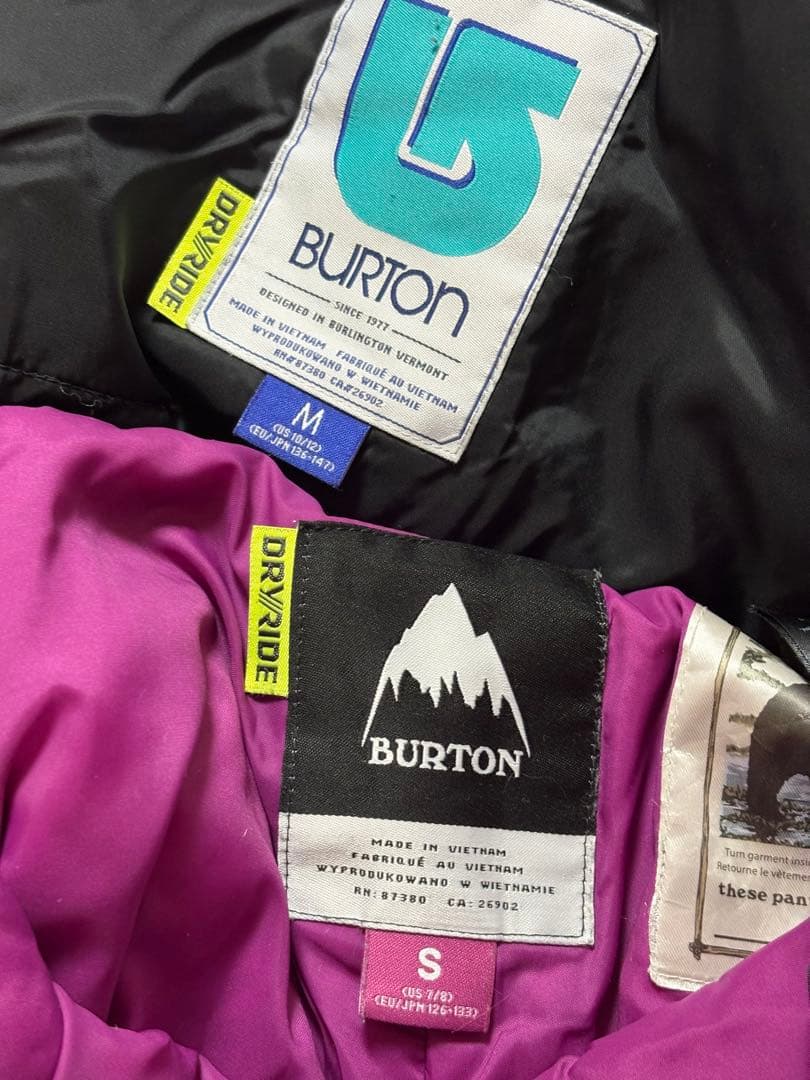 Burton スノーボードウェア 子ども用 セット