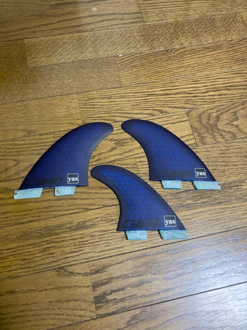 yasトライフィンCYKO yas サーフボードフィン イエロー トライ