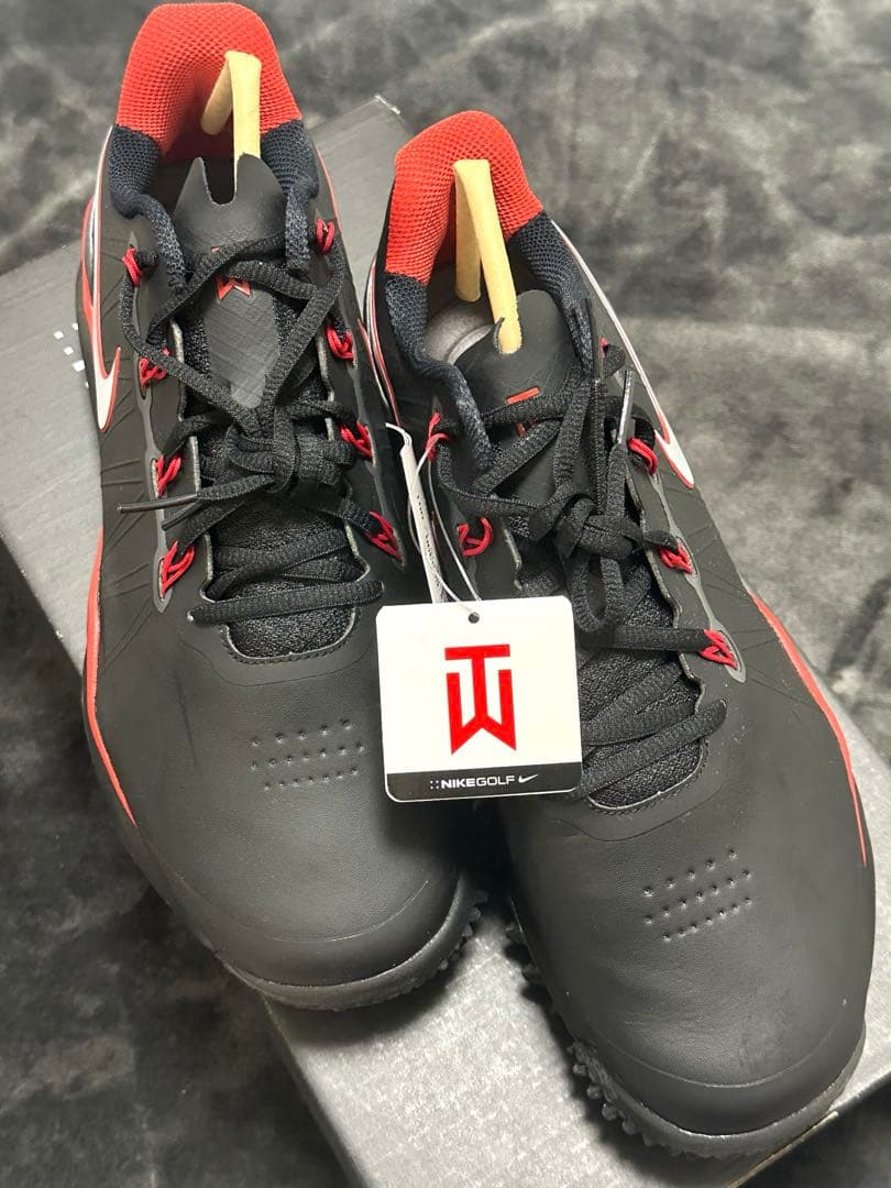 【NIKE GOLF】希少TW14タイガーウッズモデル ゴルフシューズ　黒