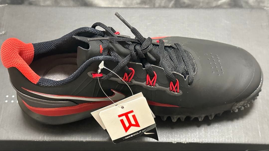 【NIKE GOLF】希少TW14タイガーウッズモデル ゴルフシューズ　黒