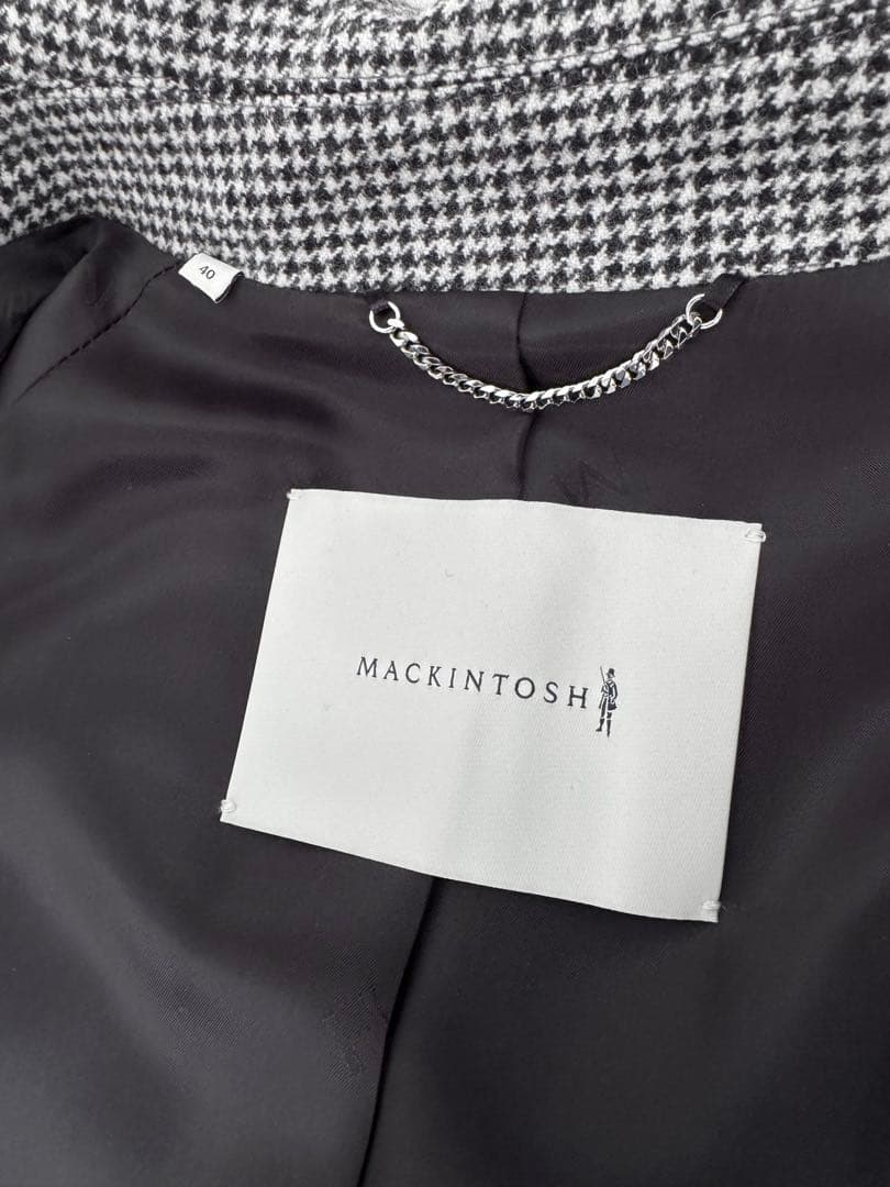 MACKINTOSH BELFORD 40 マッキントッシュ ハウンドトゥース