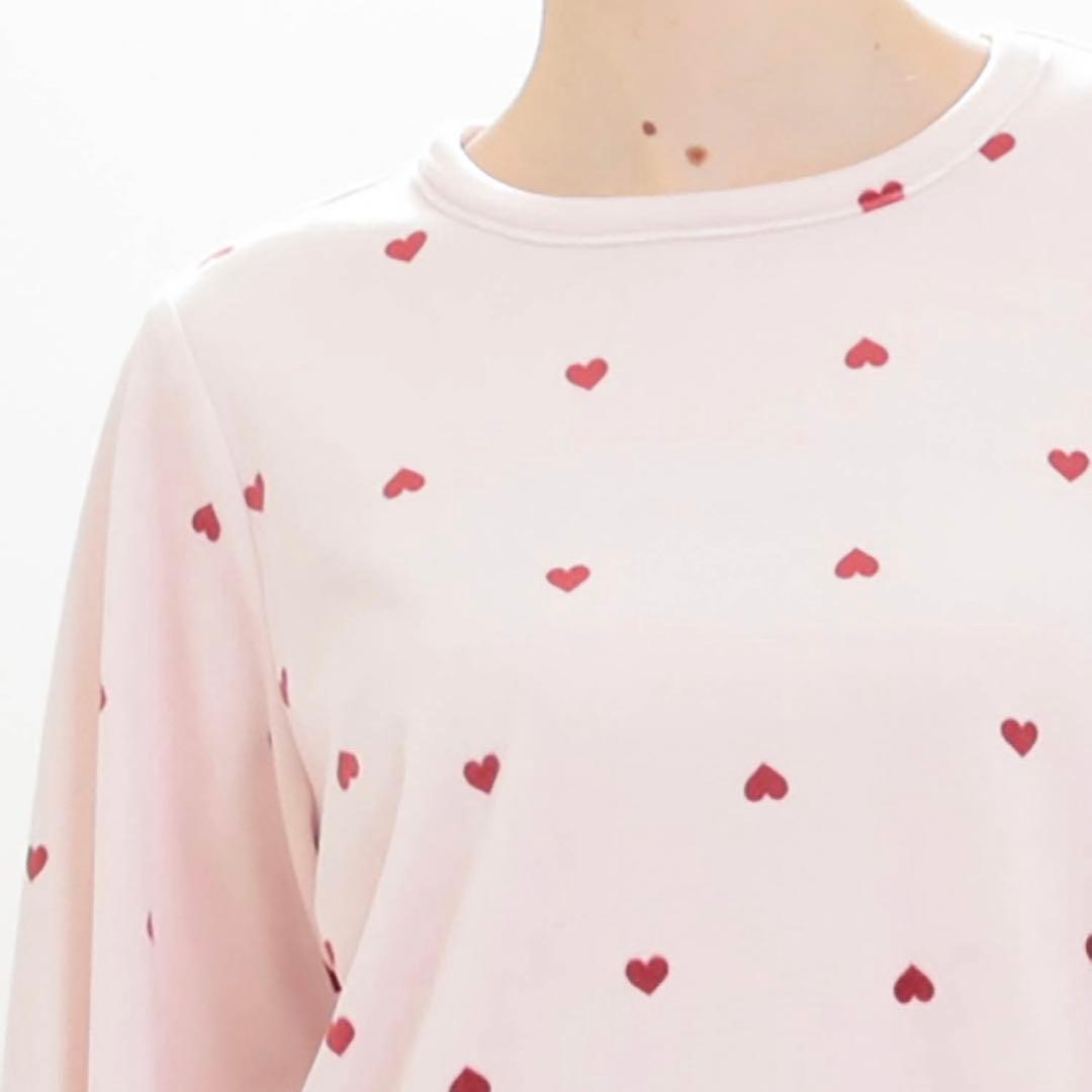 【新品】ナルエー ムーンタン スノースムージー ハート パジャマ［M〜L］ピンク