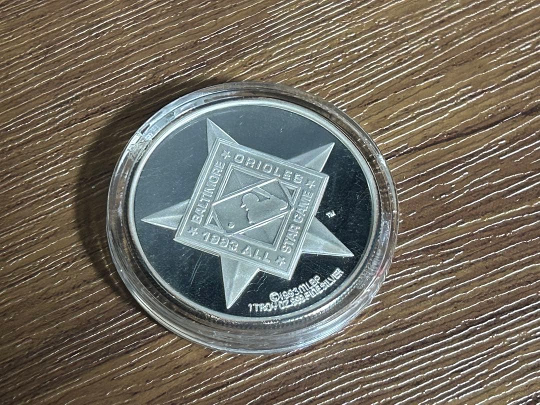1993 MLB オールスター ゲーム 1 オンス .999 シルバー 銀貨