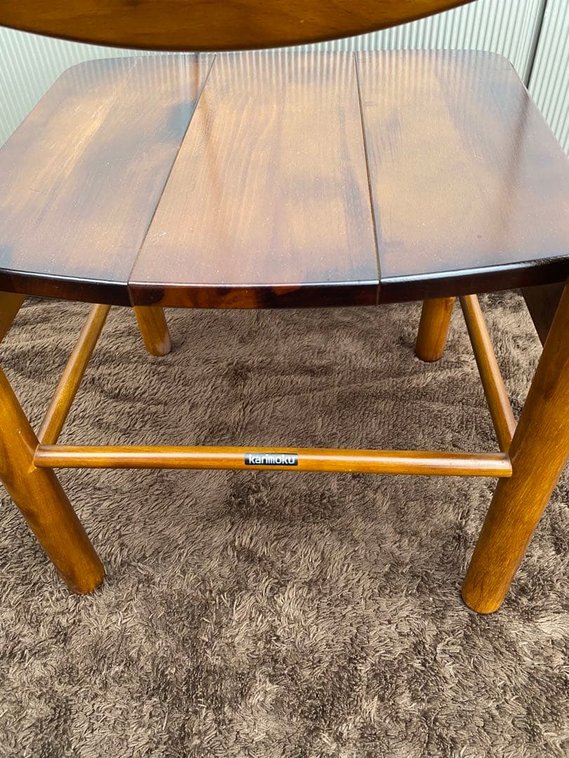 m*i様 オールドカリモク　コロニアル　ダイニングチェア　2脚セット　椅子　馬車