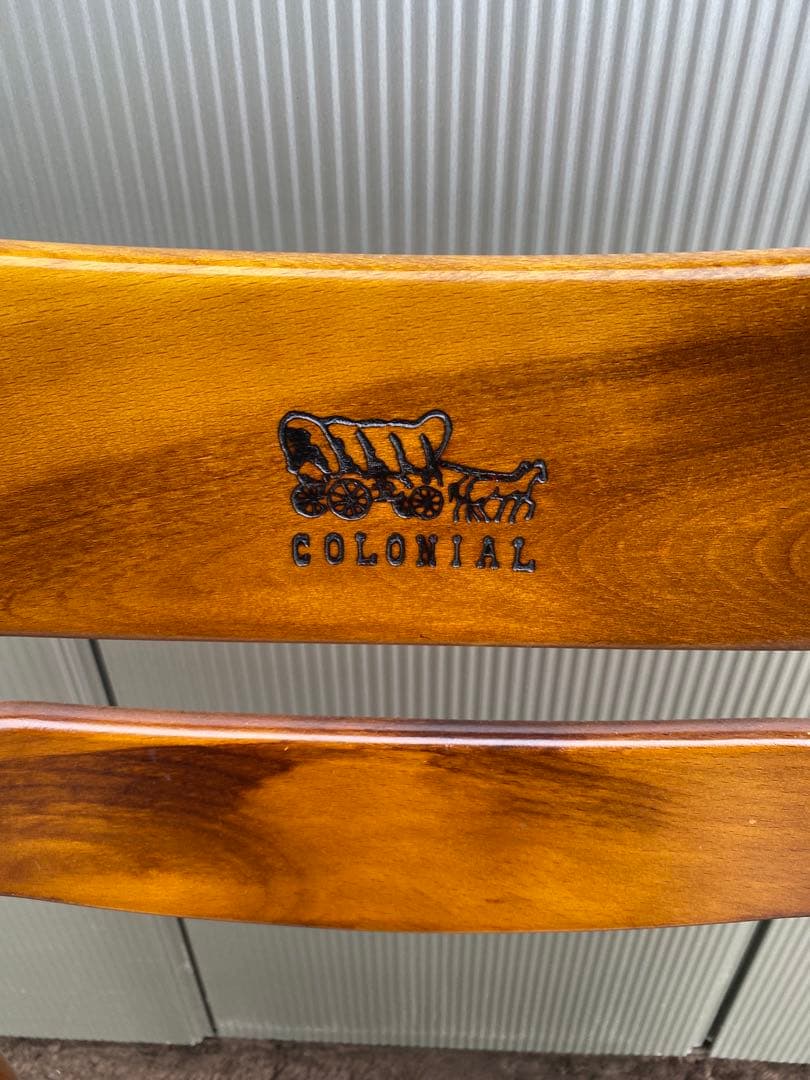 m*i様 オールドカリモク　コロニアル　ダイニングチェア　2脚セット　椅子　馬車