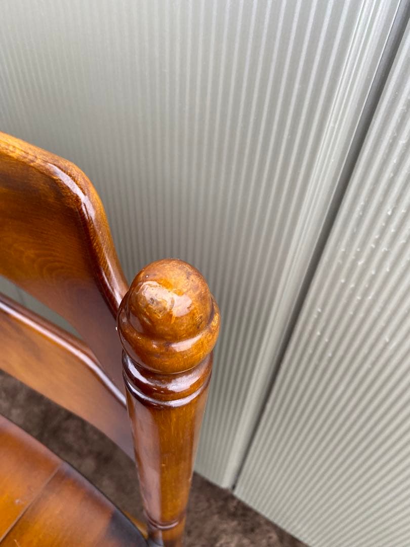 m*i様 オールドカリモク　コロニアル　ダイニングチェア　2脚セット　椅子　馬車