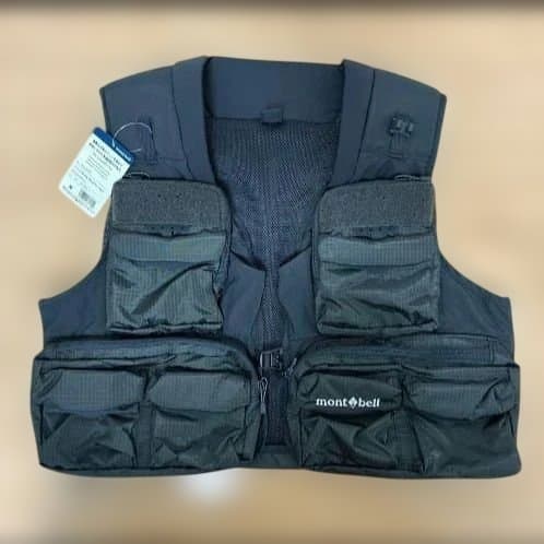 mont-bell フィッシングベスト ダークグレーMサイズ フィッシング