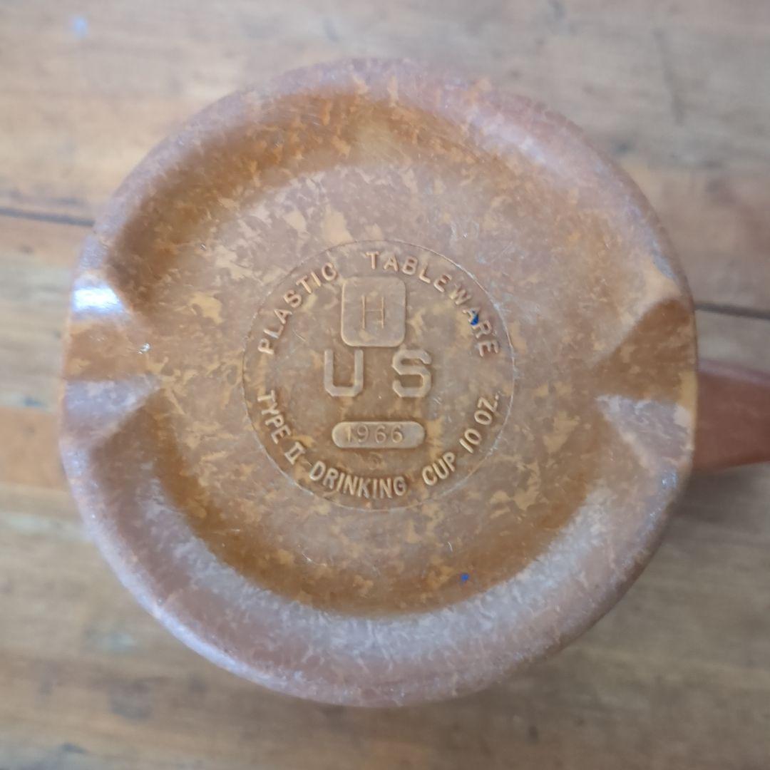 米軍実物　メラミン　マグカップ　５コセット