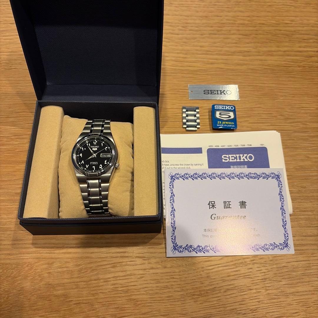 SEIKO5 SNK063J5 藤原ヒロシ着用モデル 国内正規品 保証書付 - メルカリ