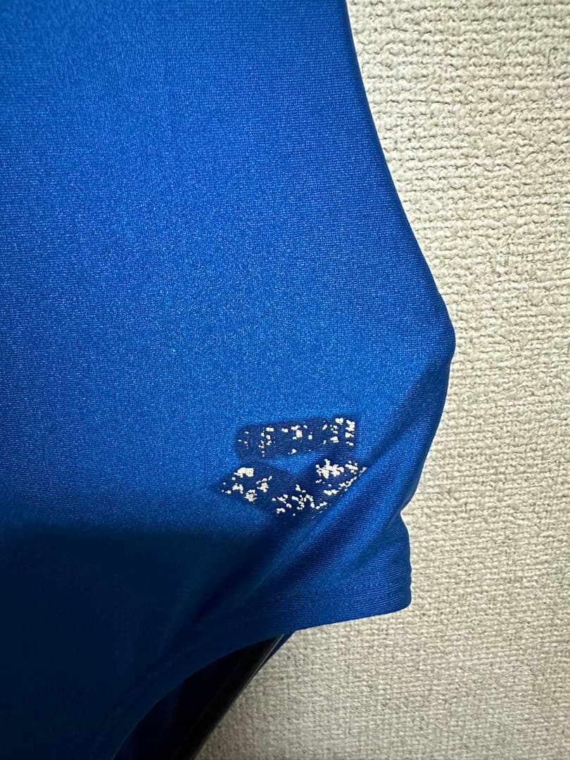 競泳水着 アリーナ arena Mサイズ ABL 青 パイピング 学年色