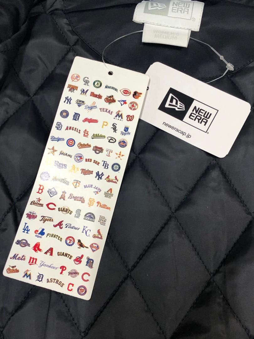 NEWERA Women's バーシティージャケット ドジャース スタジャン