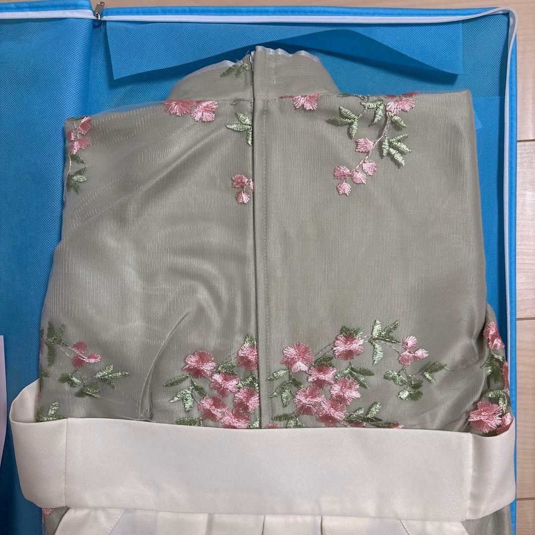 花刺繍チュールレース　袴