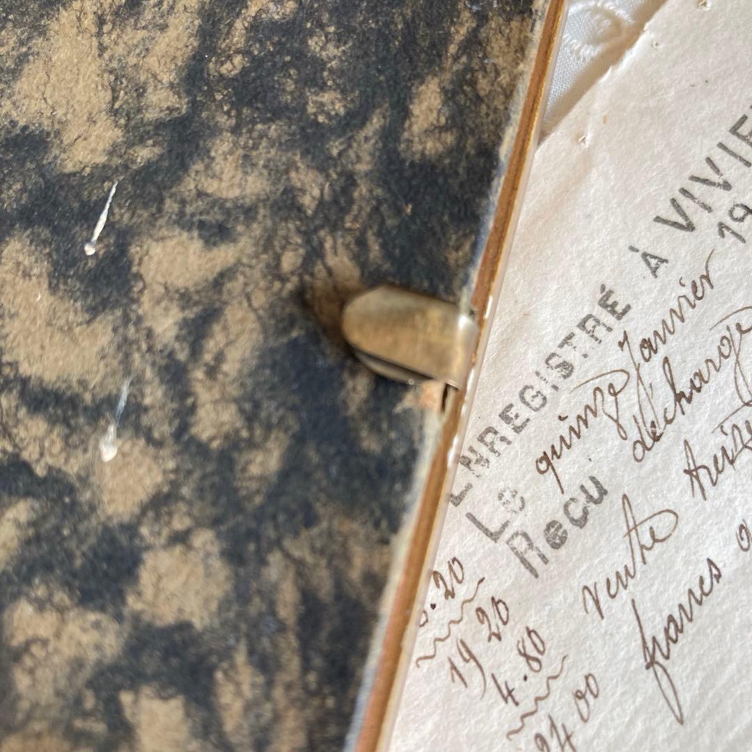 アンティークフレームD☆1920年代超希少なBIRGITのアンティークカード入り