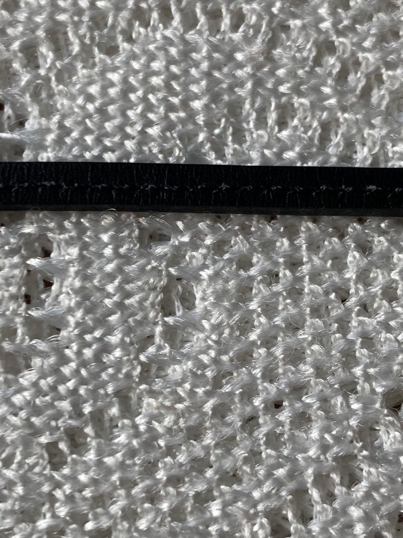 エルメス　ラニエール　ブラック　革紐