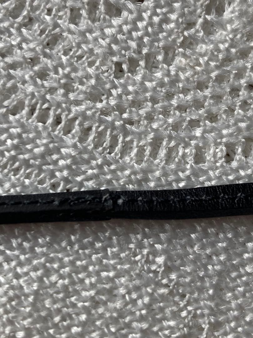 エルメス　ラニエール　ブラック　革紐