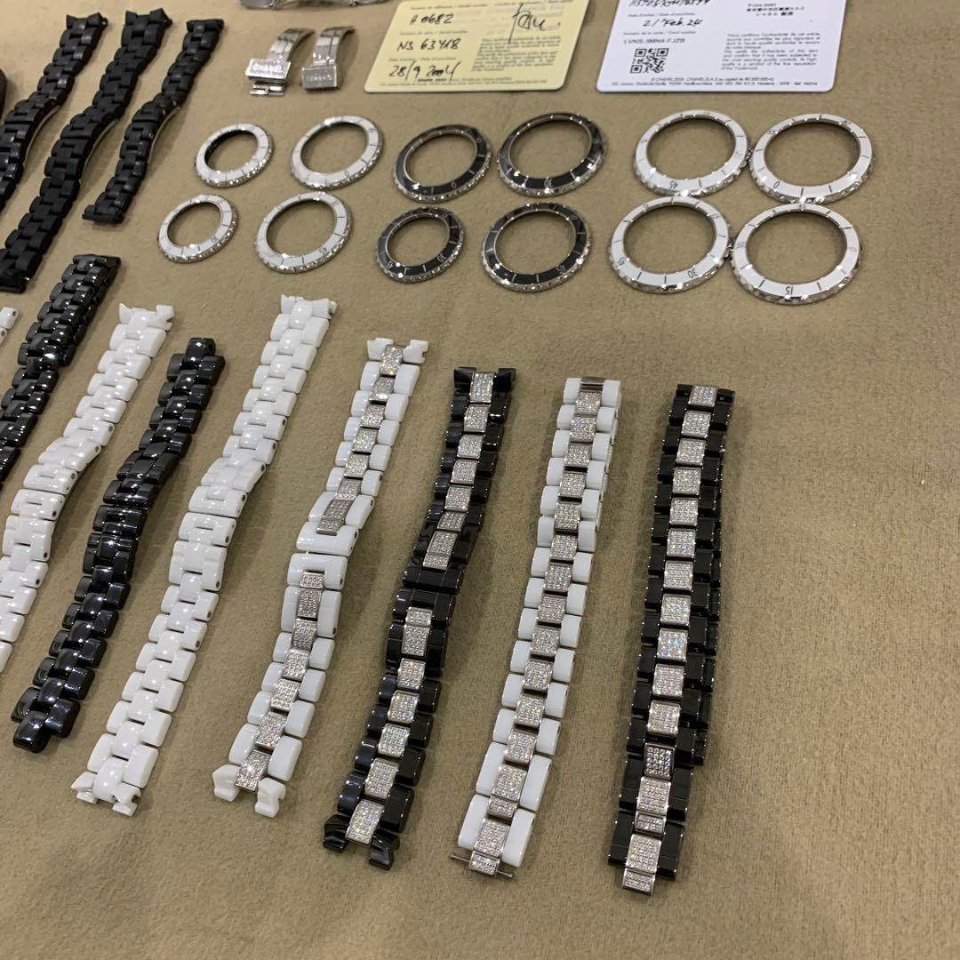 CHANEL J12 純正セラミックベルト 純正ベゼル - メルカリ