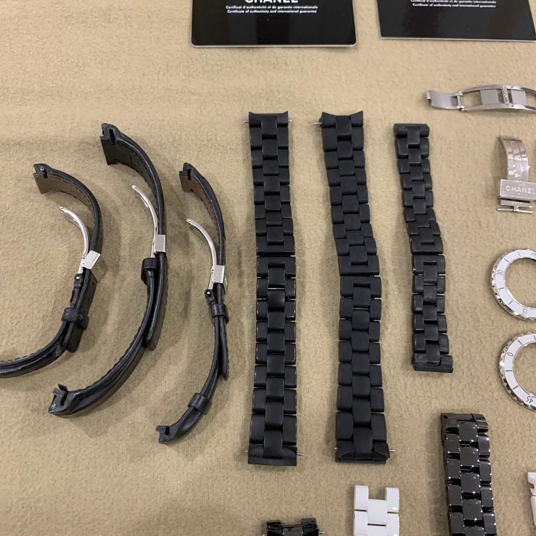 CHANEL J12 純正セラミックベルト 純正ベゼル - メルカリ