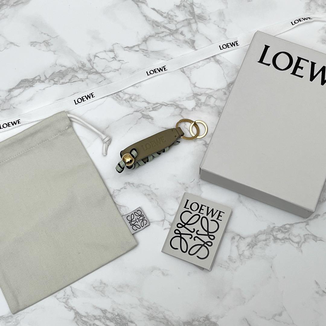 LOEWE ロエベ クロスブレイデッド キーリング（クラシックカーフ 現行