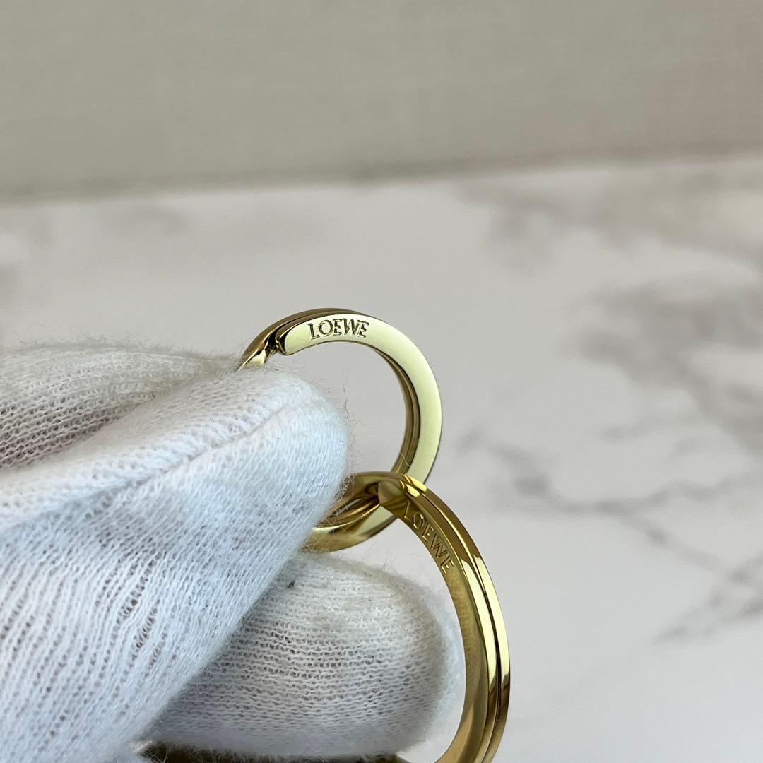 LOEWE ロエベ クロスブレイデッド キーリング（クラシックカーフ 現行