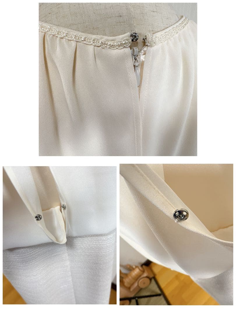 LEILIAN 切替ワンピース 17+ フォーマル セレモニー レリアン 異素材