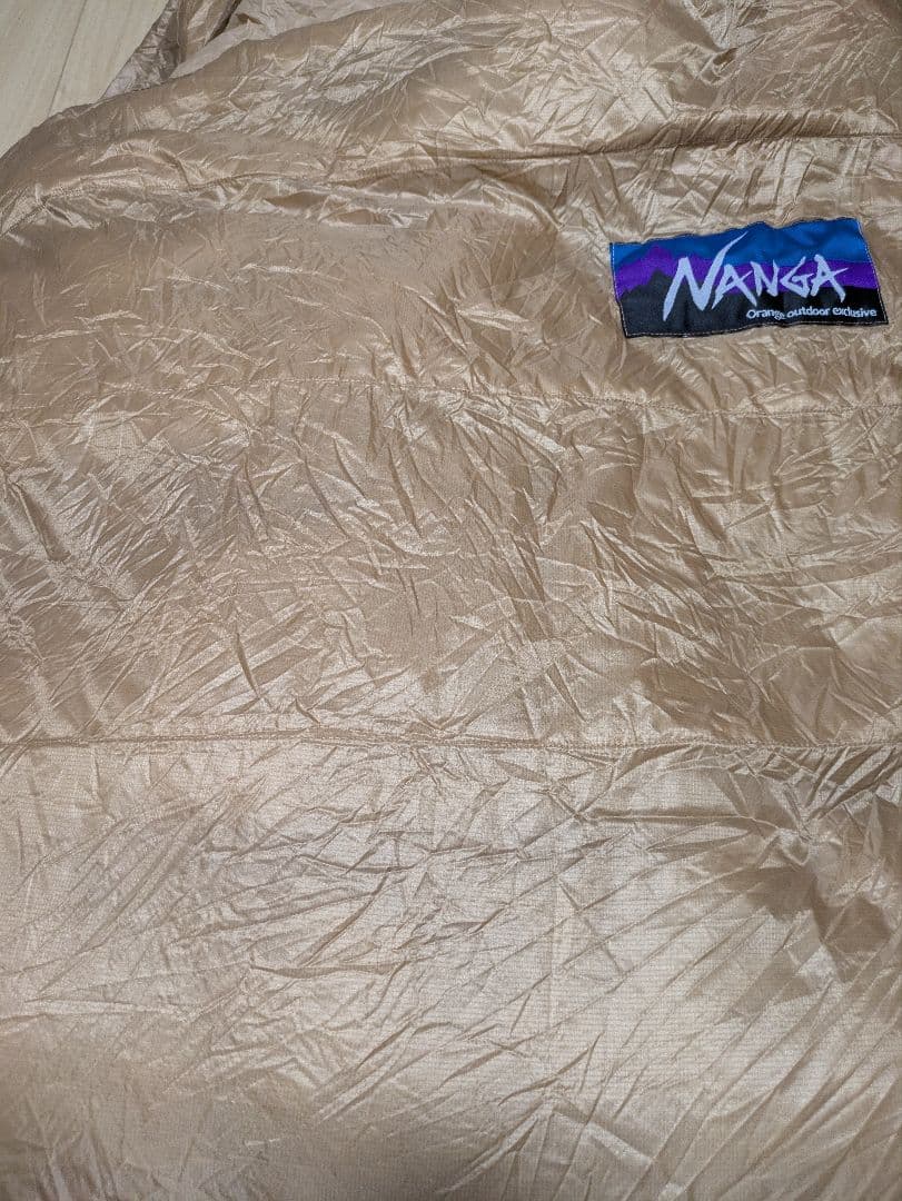 【美品！】ナンガ　オレンジ別注シュラフ
