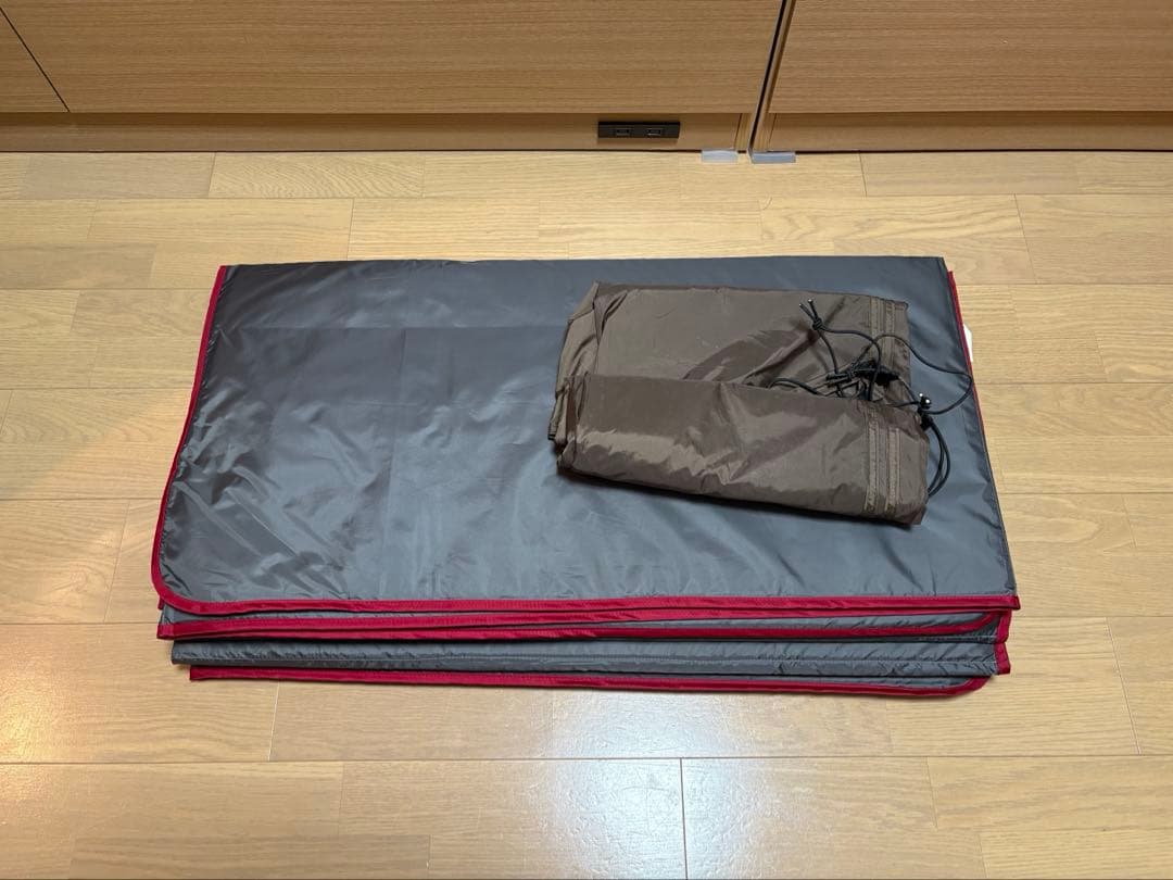 スノーピーク　アメニティドームM アイボリー、フロアシート・マットセット